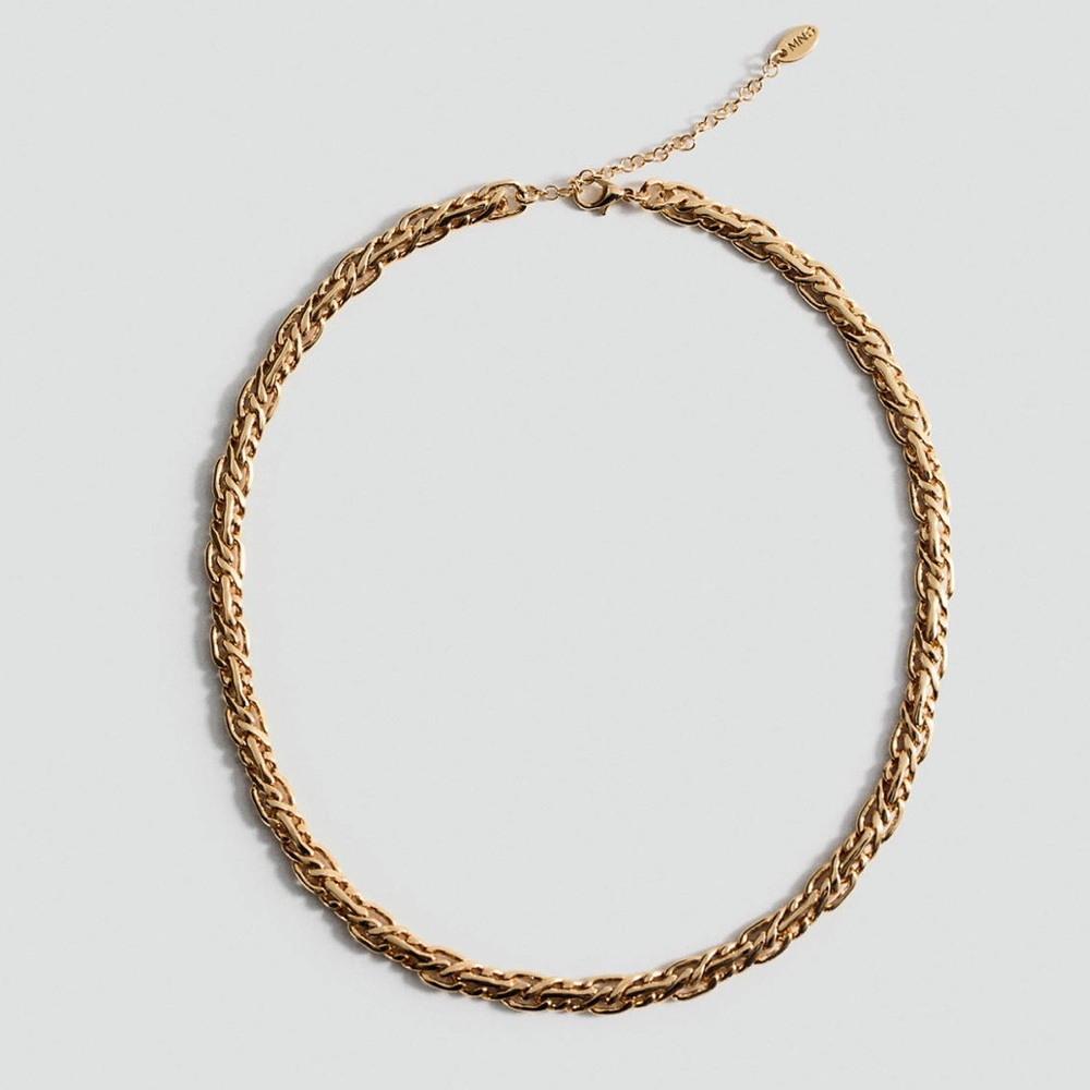 Mango MNG- gold chain link necklace - Picture 1 of 4